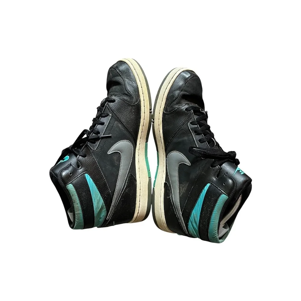 Nike Prestige IV High Mens 13 Black Grey Teal Sneakers 584614-003